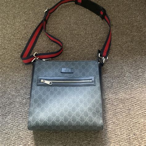 gucci man bag 70's|authentic vintage Gucci bag.